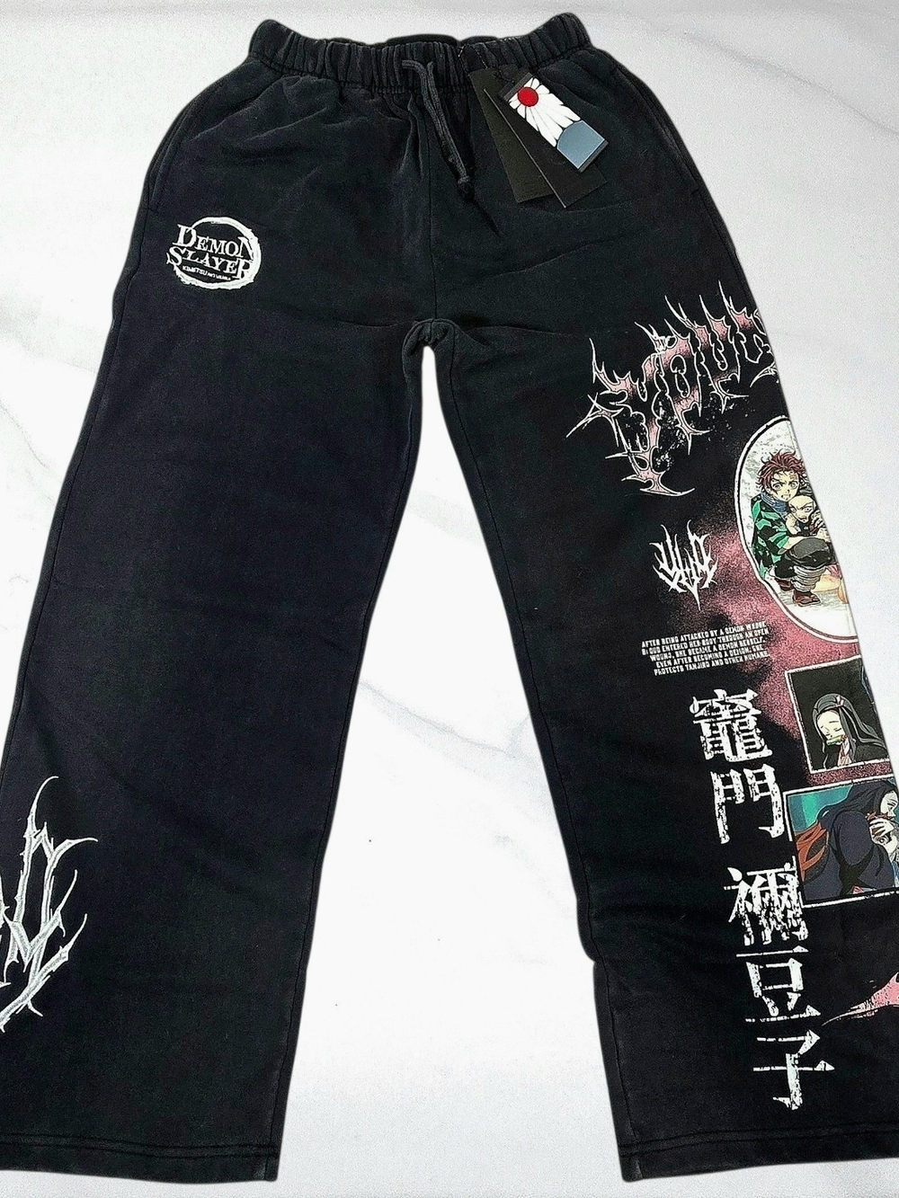 YoungLA Demon Slayer W2442 Nezuko's Strength Jogger Sweats • Small